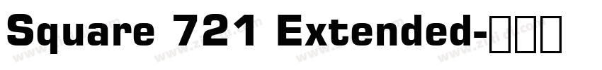 Square 721 Extended字体转换